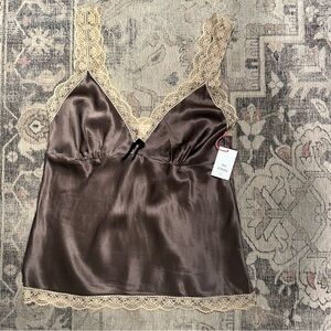 New Gold Hawk Silk Camisole